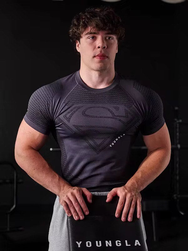 YOUNGLA Men's Sports T-shirt